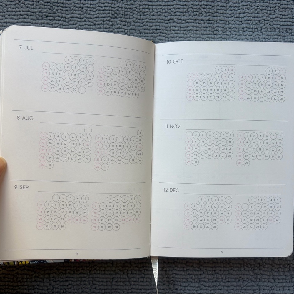 2026 Journal Book / Yearly Planner / Notebook (A5) - Picture 8 of 11